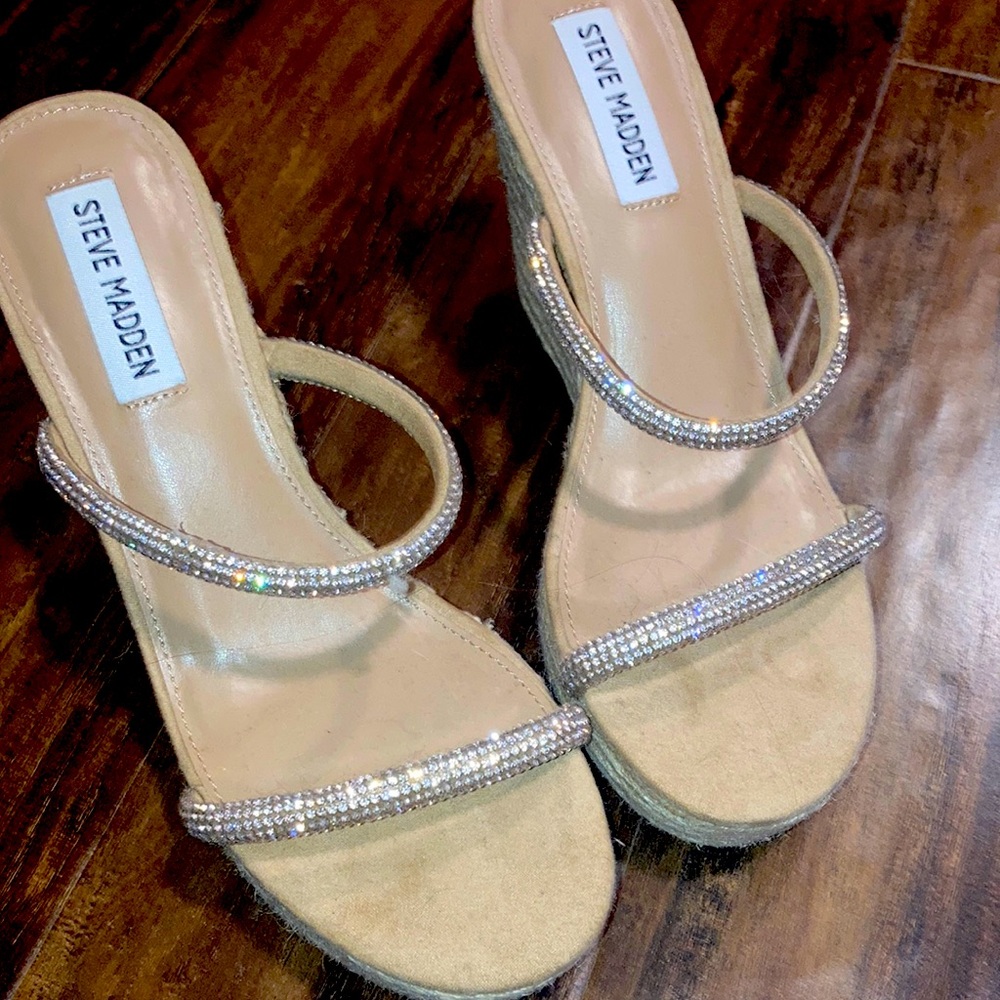 Steve Madden wedges worn once